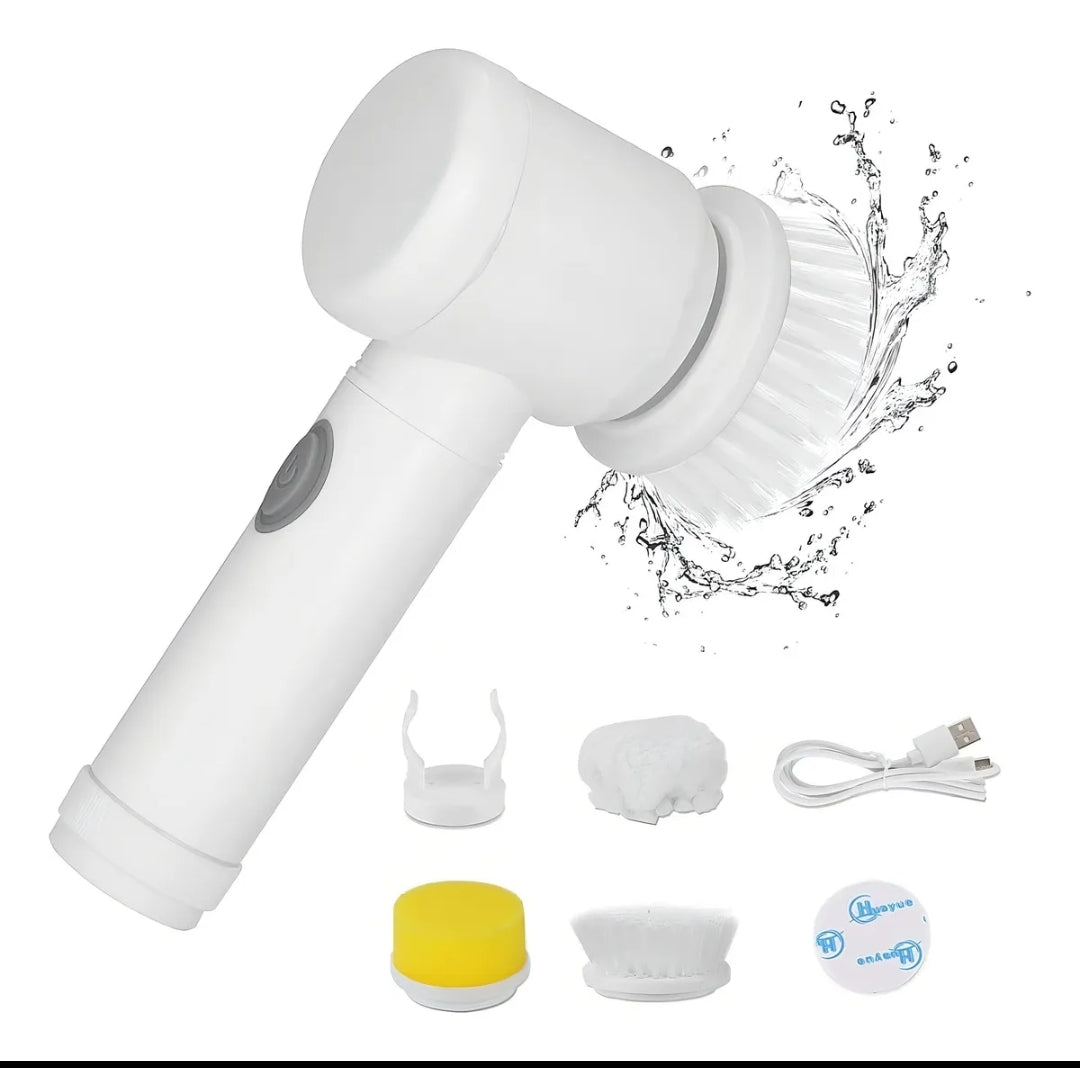 Cepillo limpiador Portátil 5 en 1, recargable USB