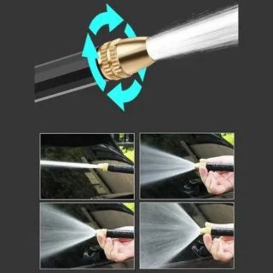 Boquilla Pistola Alta Presión Negra para Jardín en Casa Pistola para Lavado Coches Con Rociador Directo Diamante Aleación Chapada en Cobre (una Unidad)