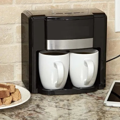 Cafetera Electrica Doble Taza