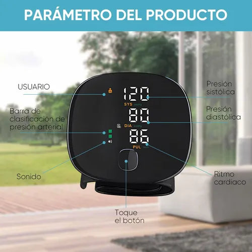 Tensiómetro Monitor De Presión Arterial Digital Automático 🤒