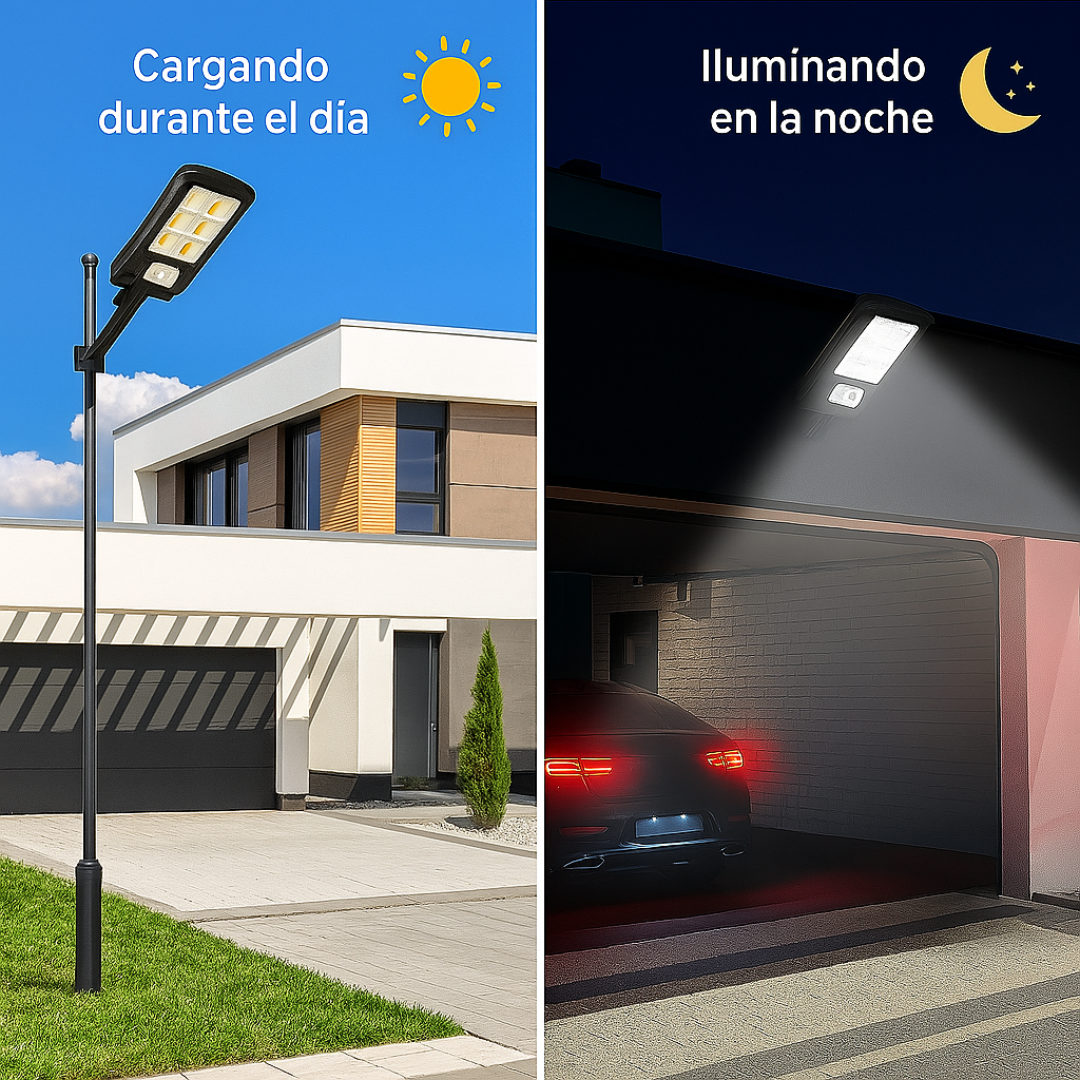 Pack 3 Lamparas LED Carga Solar IPS 67