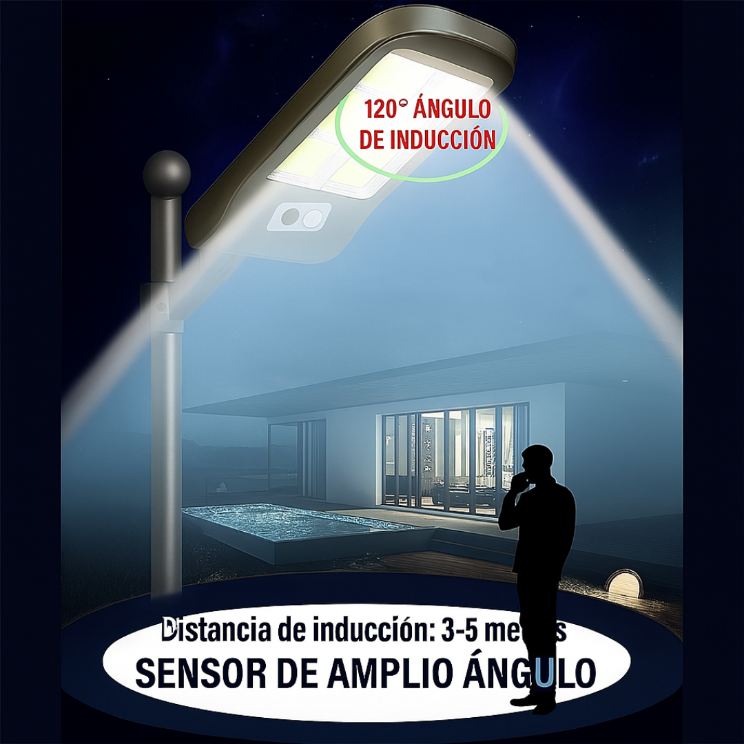 Pack 3 Lamparas LED Carga Solar IPS 67