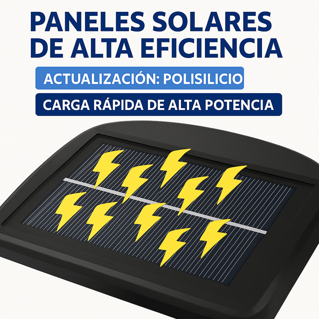 Pack 3 Lamparas LED Carga Solar IPS 67