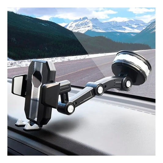 Porta Celular  Soporte Giratorio Ventosa Brazo Telescopico 360° para Auto