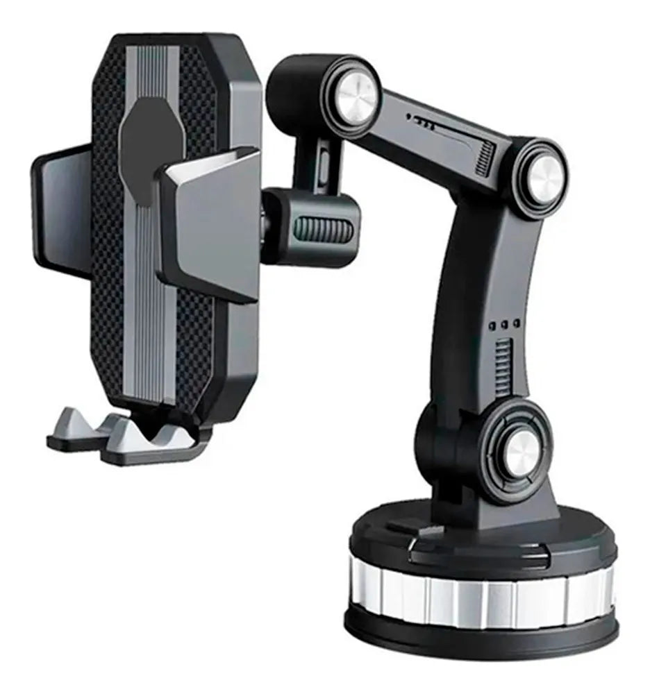 Porta Celular  Soporte Giratorio Ventosa Brazo Telescopico 360° para Auto