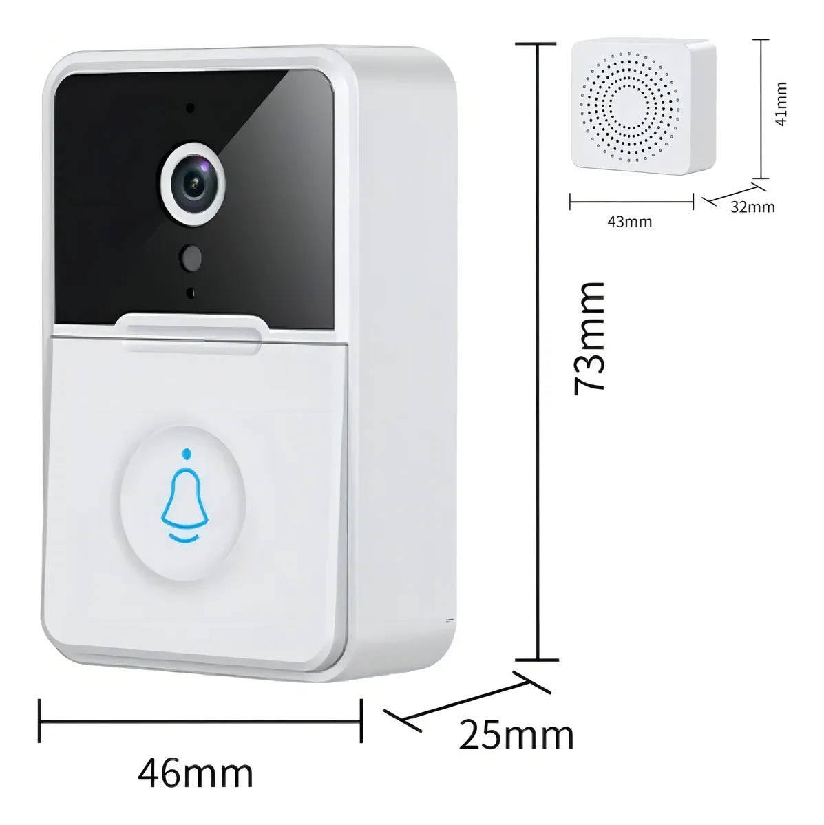TIMBRE INALAMBRICO CON CAMARA WIFI